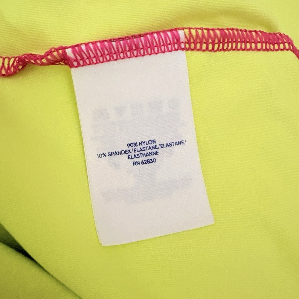 Lands End Women's Size Large Swim Tee Rash Guard Colorblock UPF 50 Long Sleeve - Picture 7 of 7
